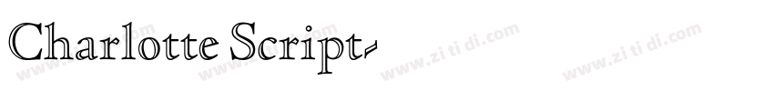 Charlotte Script字体转换